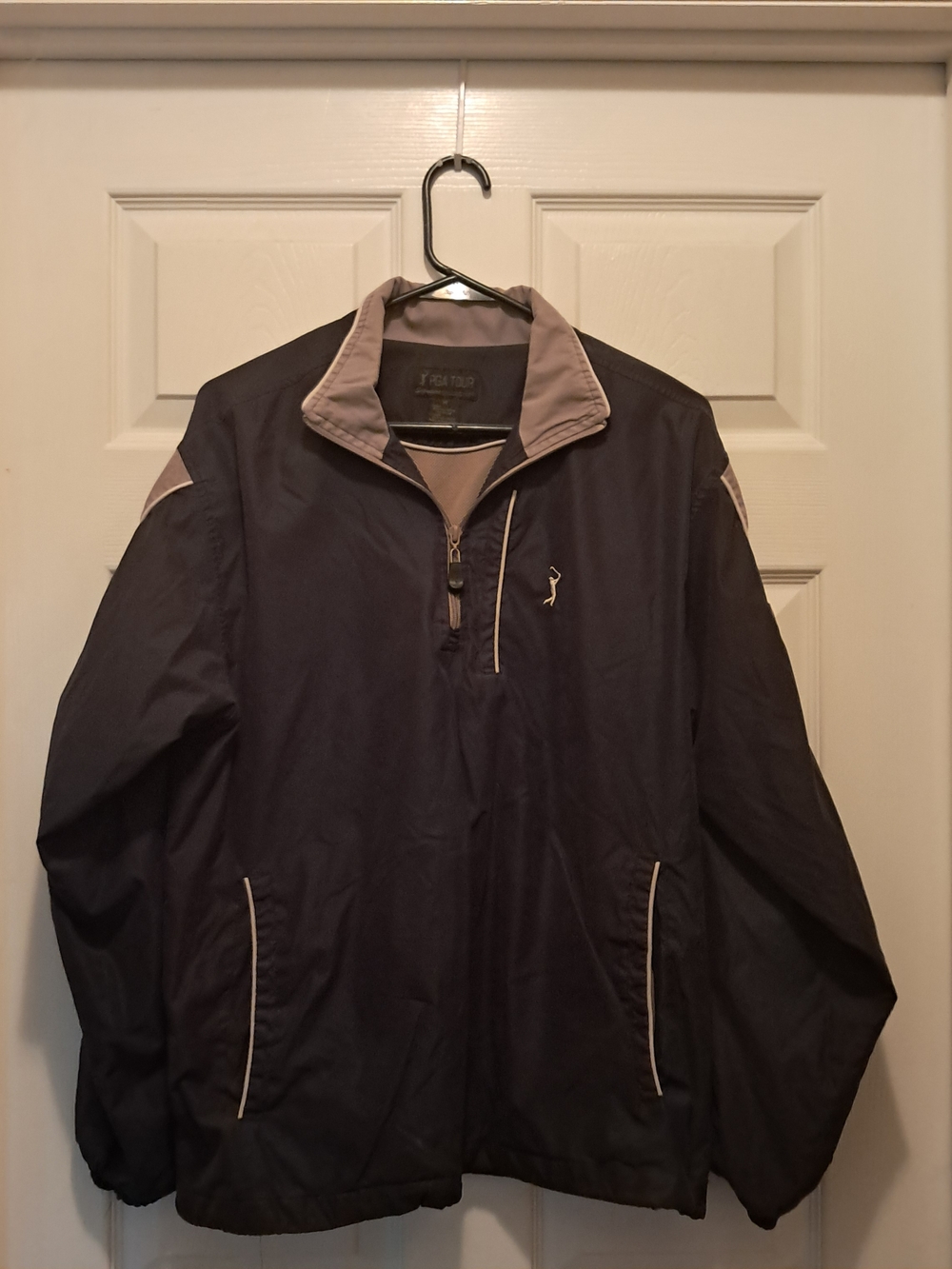 PGA Tour Signature Collection‎ Men's Size Medium Jacket In Navy Blue